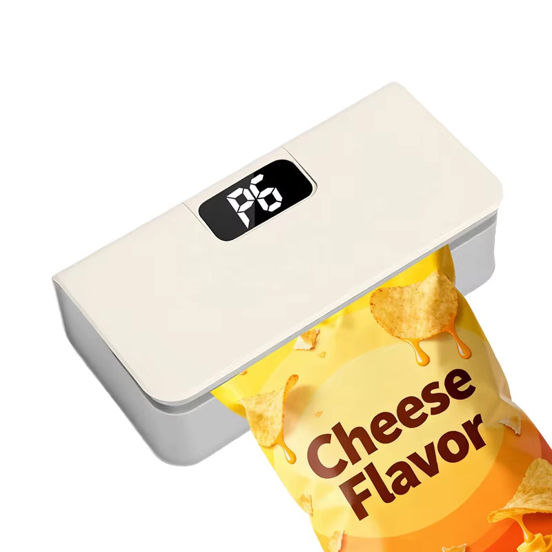 Effortless Food Preservation: Rechargeable 2-in-1 Magnetic Heat Sealer and Cutter for Snacks and Household Storage